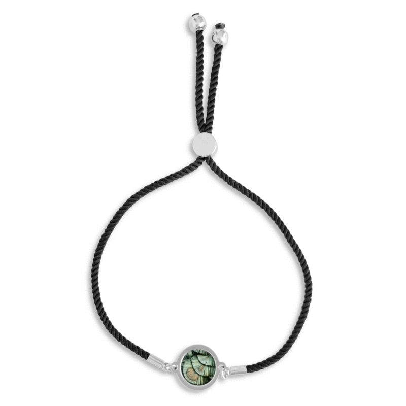 peacock slide bracelet