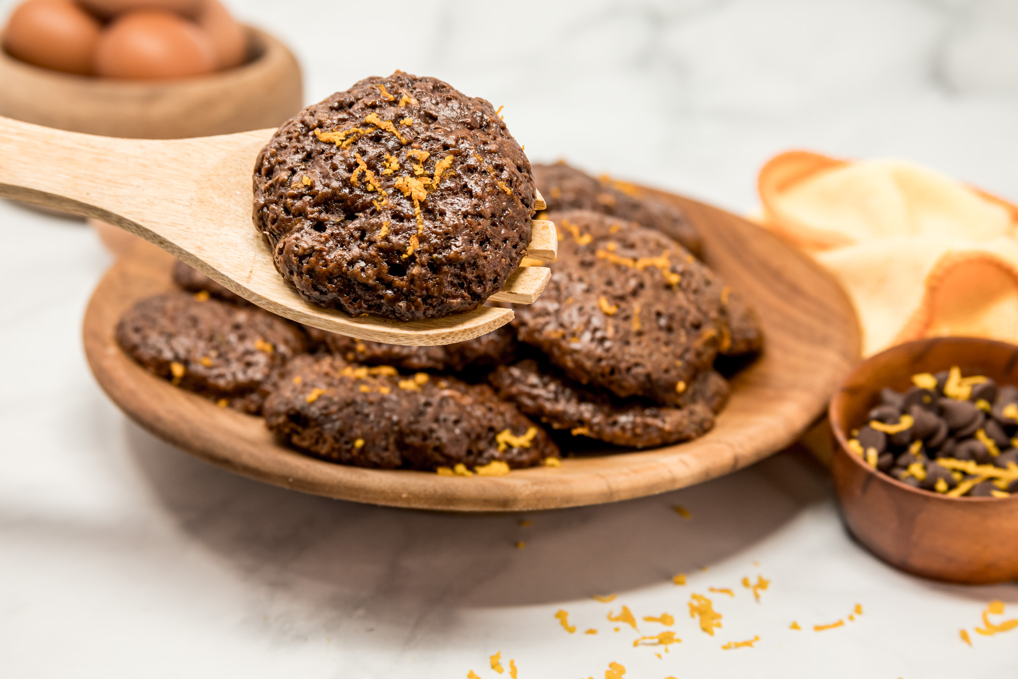 Chocolate orange cookies