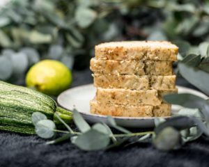 stack of lemon zucchini 